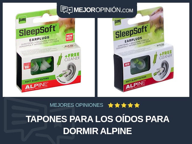 Tapones para los oídos Para dormir Alpine