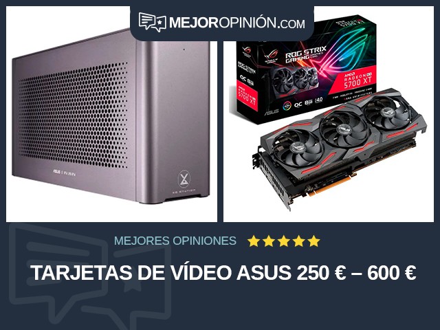 Tarjetas de vídeo ASUS 250 € – 600 €