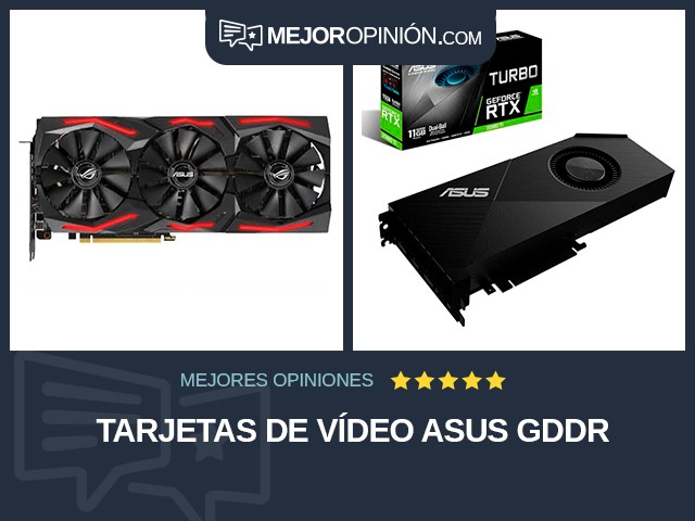 Tarjetas de vídeo ASUS GDDR