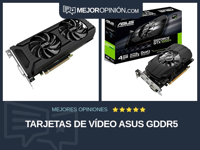 Tarjetas de vídeo ASUS GDDR5