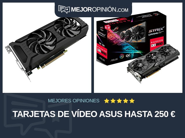 Tarjetas de vídeo ASUS Hasta 250 €