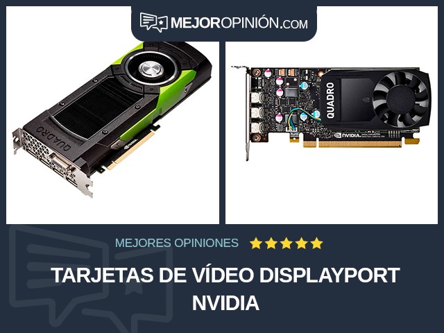 Tarjetas de vídeo DisplayPort NVIDIA