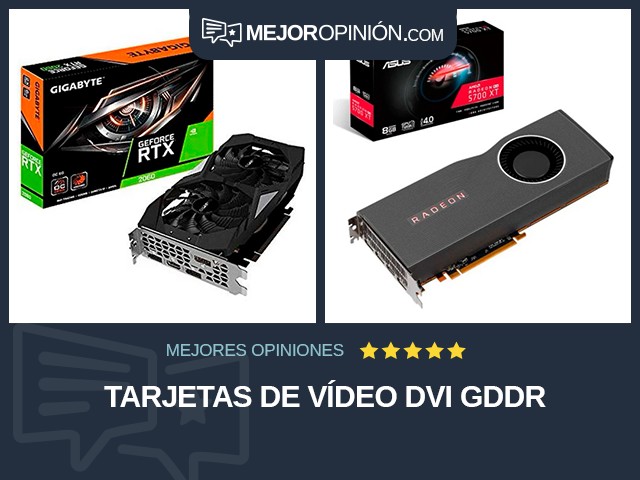 Tarjetas de vídeo DVI GDDR