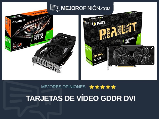 Tarjetas de vídeo GDDR DVI