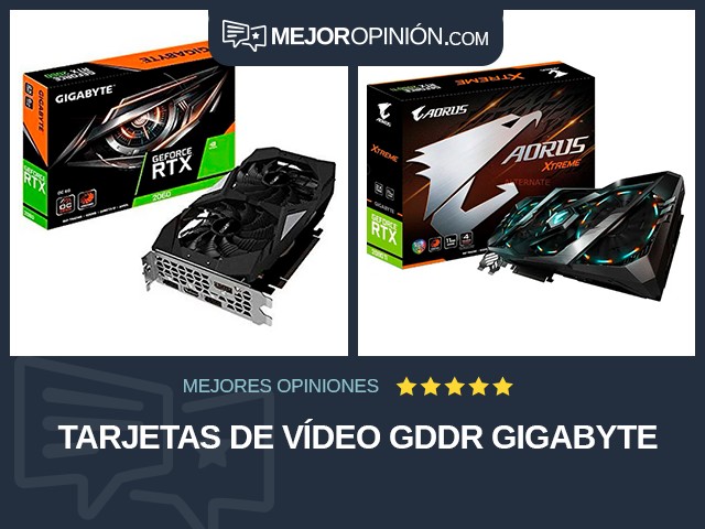 Tarjetas de vídeo GDDR GIGABYTE