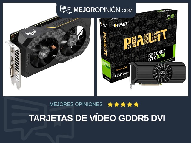 Tarjetas de vídeo GDDR5 DVI