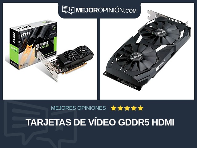 Tarjetas de vídeo GDDR5 HDMI