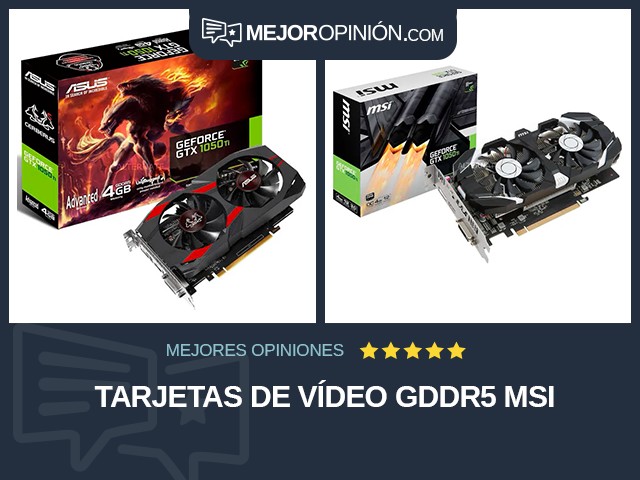 Tarjetas de vídeo GDDR5 MSI