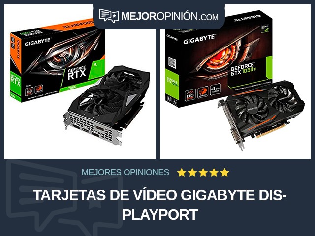 Tarjetas de vídeo GIGABYTE DisplayPort