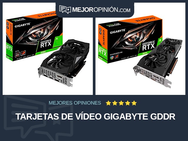 Tarjetas de vídeo GIGABYTE GDDR