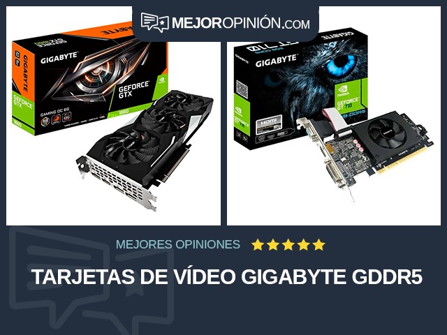 Tarjetas de vídeo GIGABYTE GDDR5