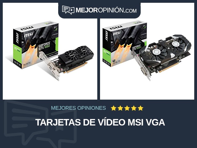 Tarjetas de vídeo MSI VGA