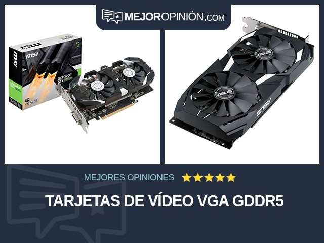 Tarjetas de vídeo VGA GDDR5