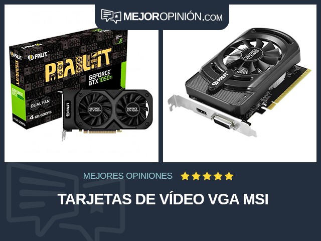 Tarjetas de vídeo VGA MSI