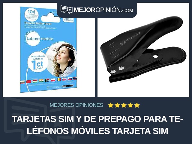 Tarjetas SIM y de prepago para teléfonos móviles Tarjeta SIM