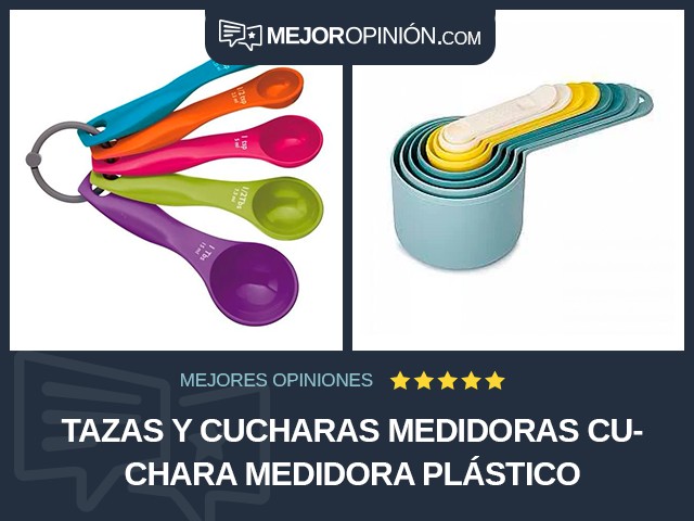 Tazas y cucharas medidoras Cuchara medidora Plástico