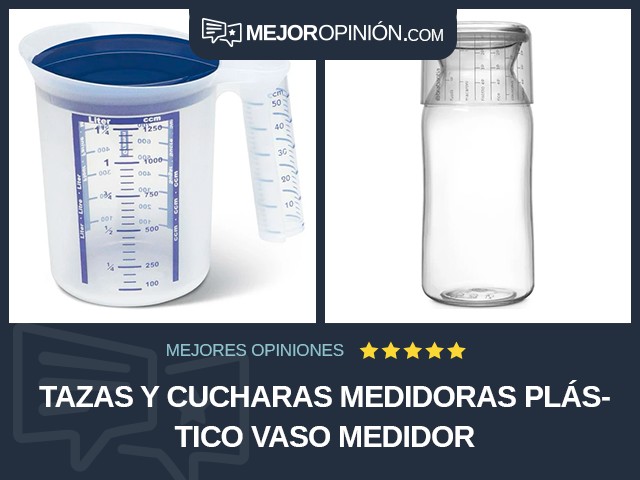 Tazas y cucharas medidoras Plástico Vaso medidor