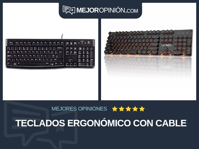 Teclados Ergonómico Con cable