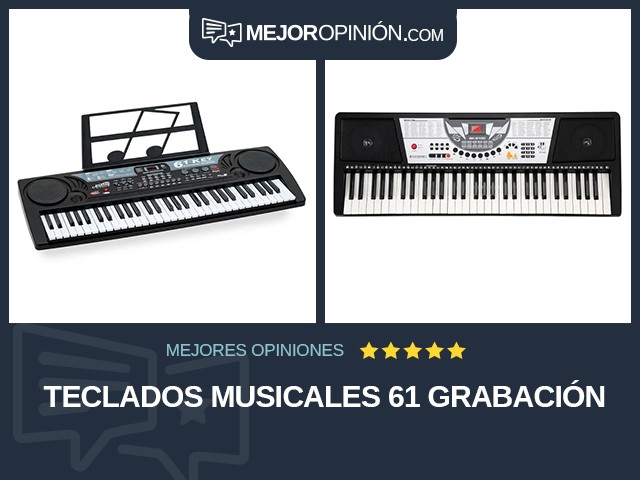 Teclados musicales 61 Grabación