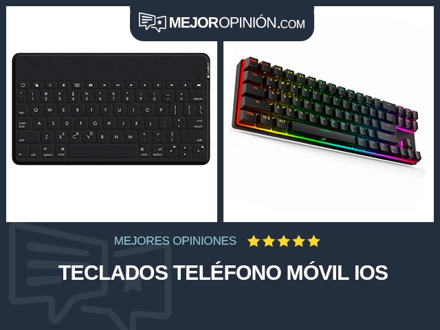 Teclados Teléfono móvil iOS