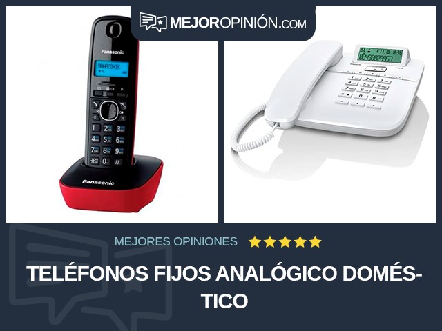 Teléfonos fijos Analógico Doméstico