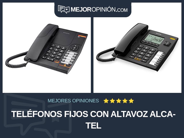 Teléfonos fijos Con altavoz Alcatel