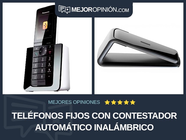 Teléfonos fijos Con contestador automático Inalámbrico