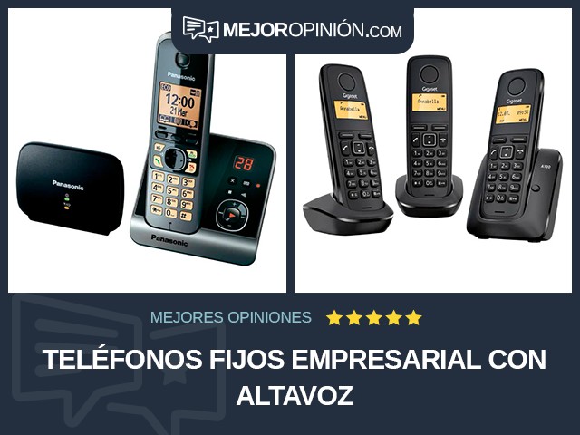 Teléfonos fijos Empresarial Con altavoz