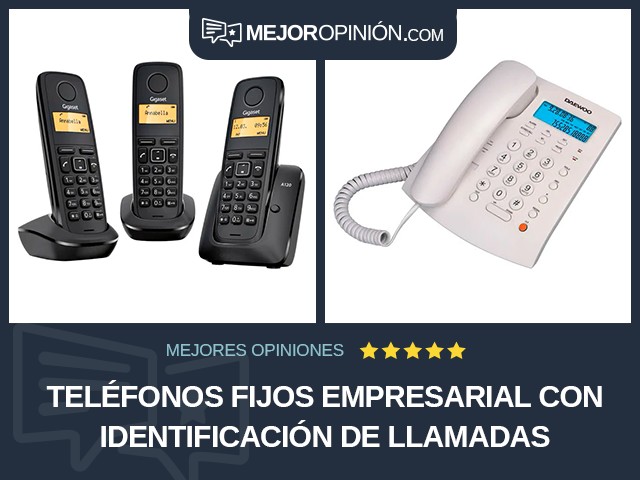 Teléfonos fijos Empresarial Con identificación de llamadas