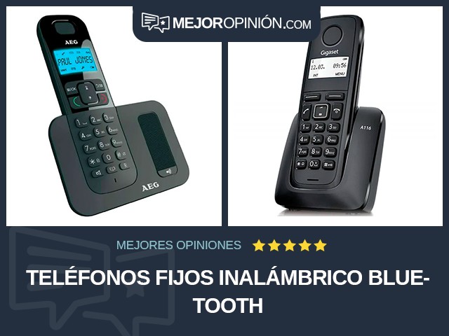 Teléfonos fijos Inalámbrico Bluetooth