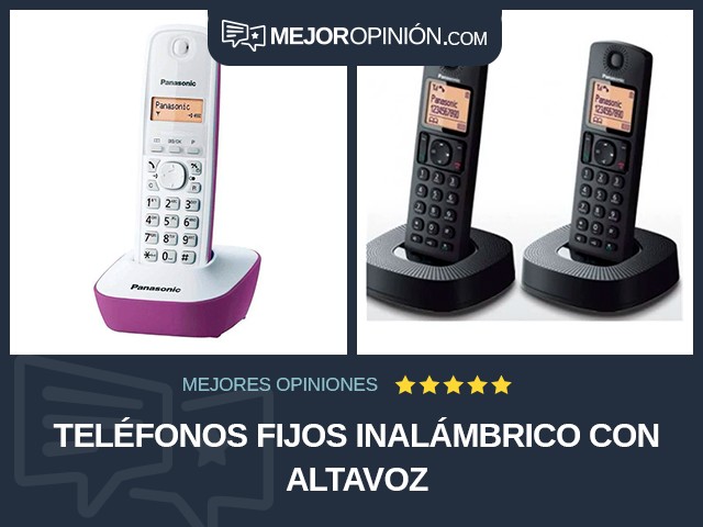 Teléfonos fijos Inalámbrico Con altavoz