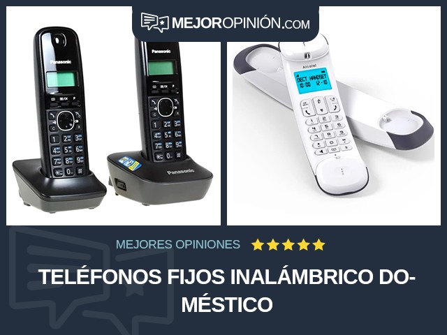 Teléfonos fijos Inalámbrico Doméstico