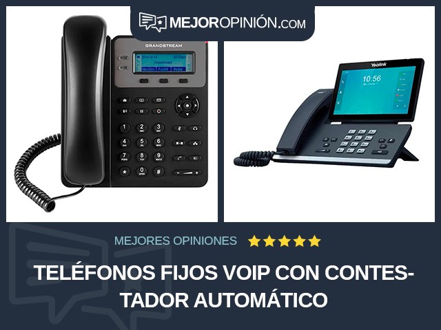 Teléfonos fijos VoIP Con contestador automático