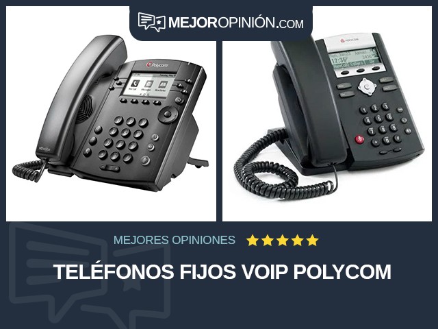 Teléfonos fijos VoIP Polycom