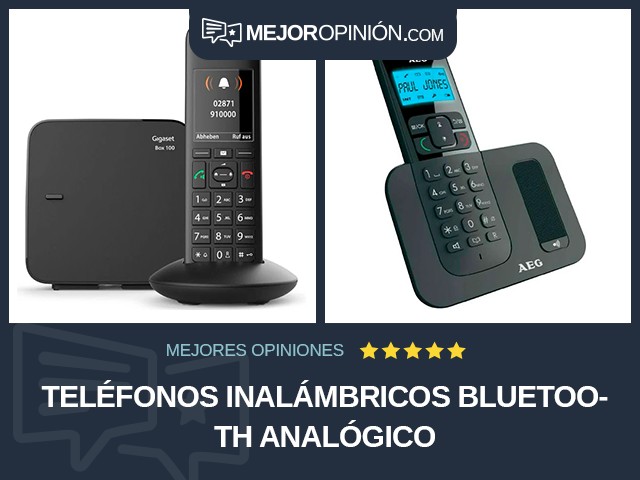 Teléfonos inalámbricos Bluetooth Analógico