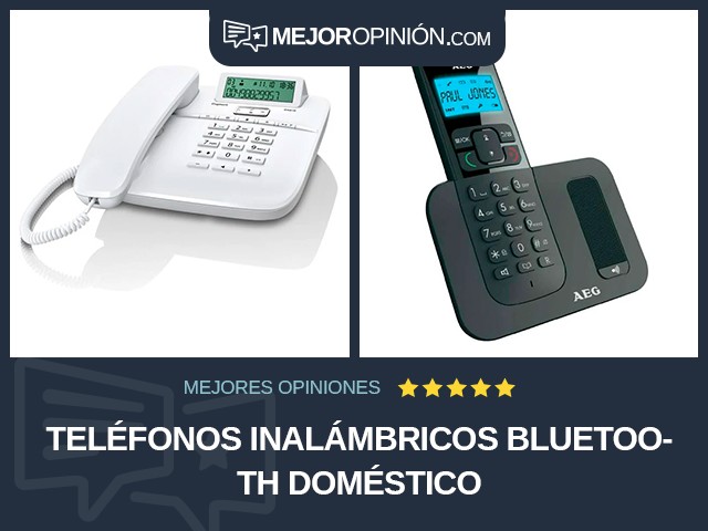 Teléfonos inalámbricos Bluetooth Doméstico