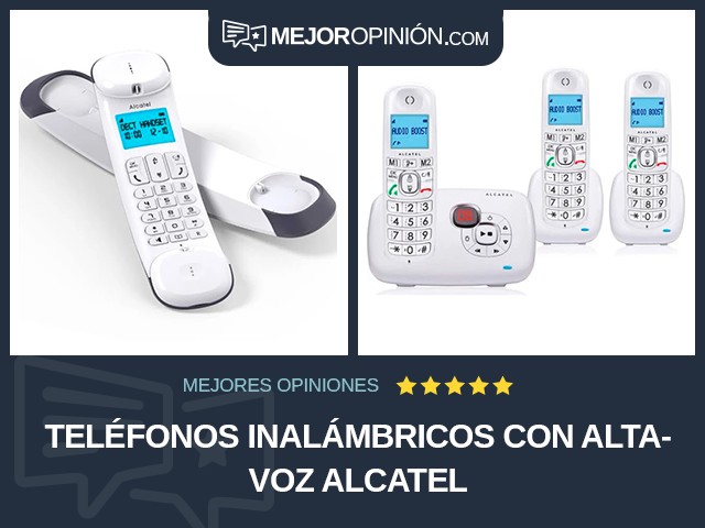 Teléfonos inalámbricos Con altavoz Alcatel