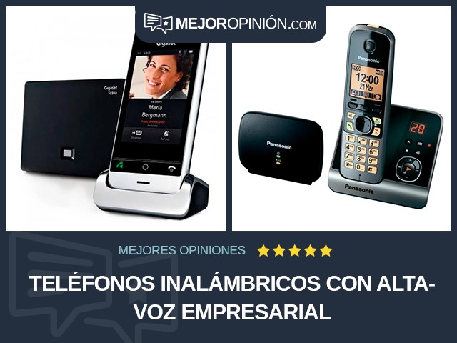 Teléfonos inalámbricos Con altavoz Empresarial