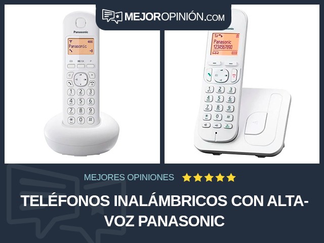 Teléfonos inalámbricos Con altavoz Panasonic