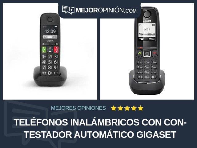 Teléfonos inalámbricos Con contestador automático Gigaset