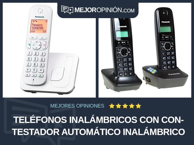 Teléfonos inalámbricos Con contestador automático Inalámbrico