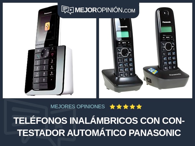 Teléfonos inalámbricos Con contestador automático Panasonic