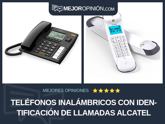 Teléfonos inalámbricos Con identificación de llamadas Alcatel