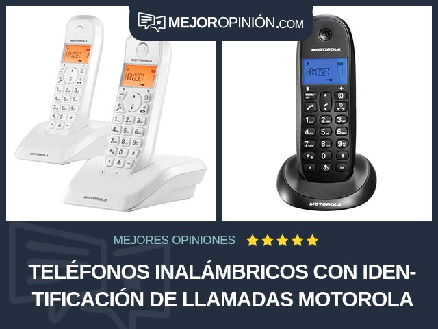 Teléfonos inalámbricos Con identificación de llamadas Motorola