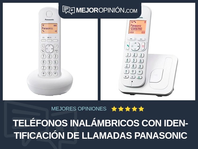 Teléfonos inalámbricos Con identificación de llamadas Panasonic