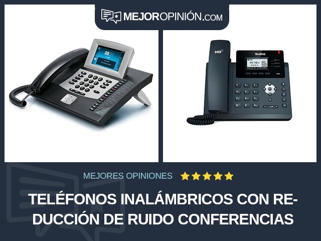 Teléfonos inalámbricos Con reducción de ruido Conferencias