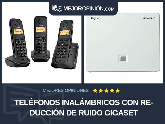 Teléfonos inalámbricos Con reducción de ruido Gigaset