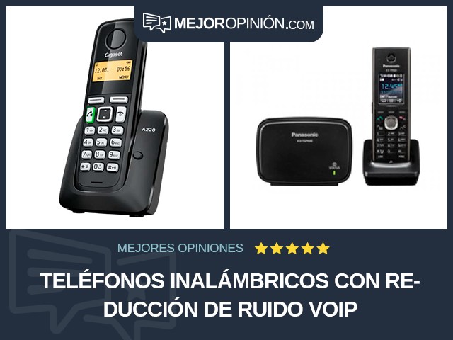 Teléfonos inalámbricos Con reducción de ruido VoIP