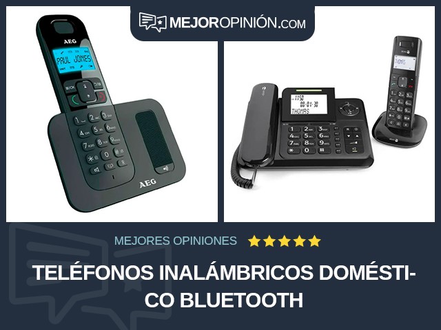 Teléfonos inalámbricos Doméstico Bluetooth