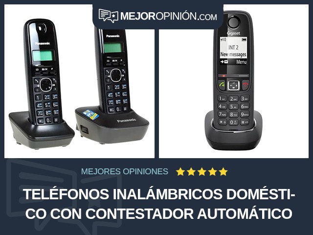 Teléfonos inalámbricos Doméstico Con contestador automático